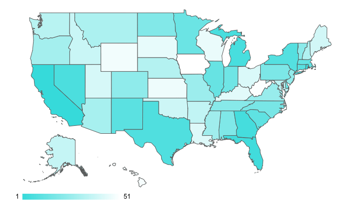 Worst States for Identity Theft & Fraud